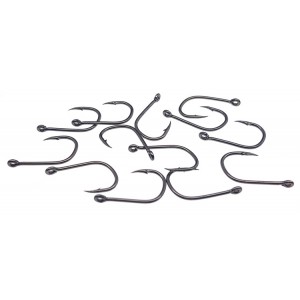 100pcs/box Fish Hook 3#-12# 10 Series High Carbon Steel Barbed hooks fishing circle hooks fishing swivel string hook